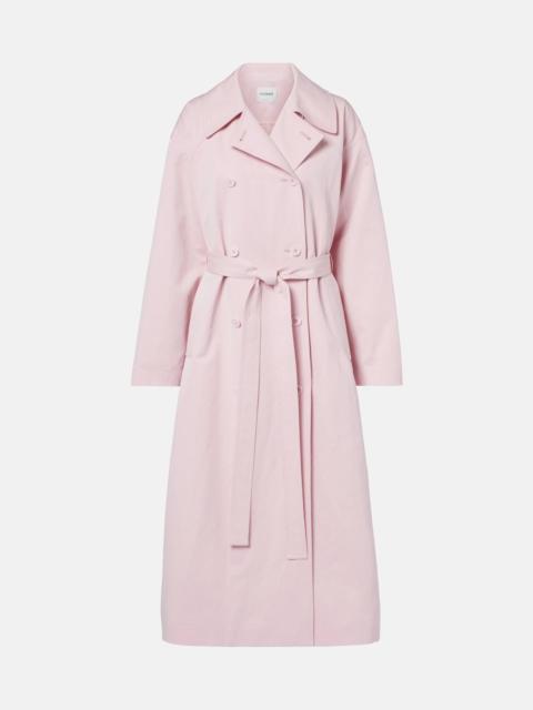 Leonie cotton-blend trench coat
