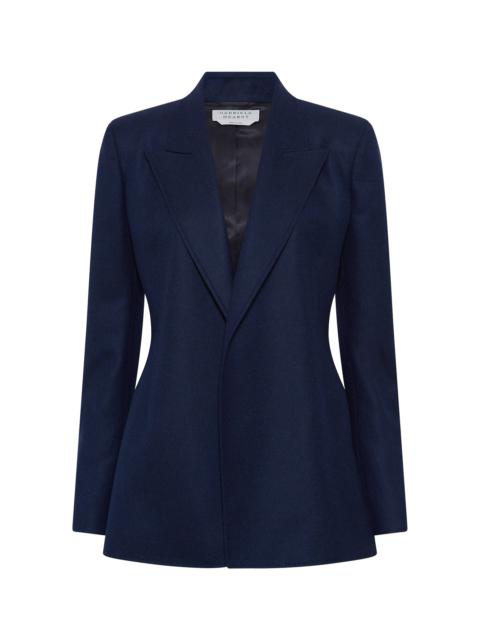 Mairi Blazer in Navy Wool Cashmere Flannel