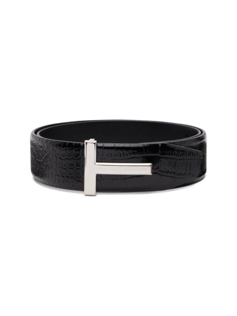 Black T Reversible Belt