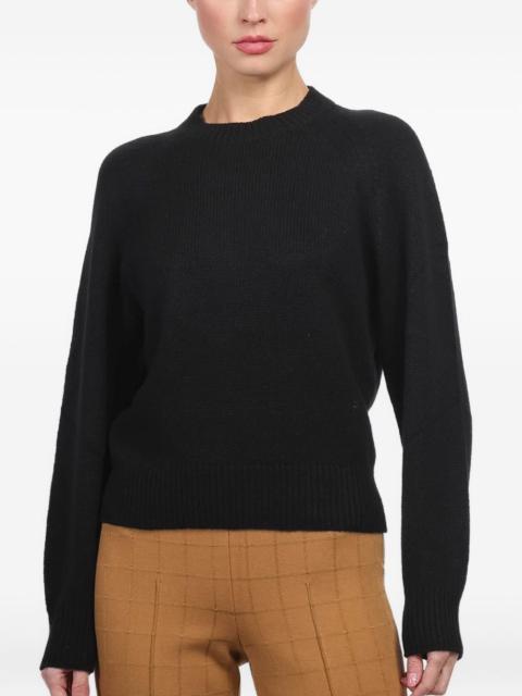 ribbed-trim sweater
