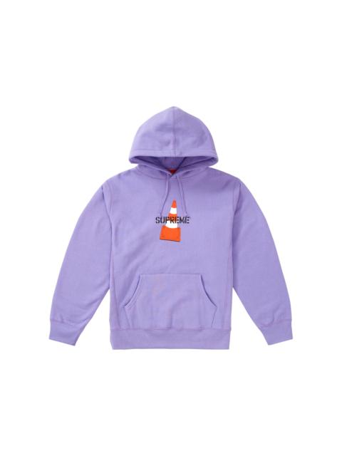 Supreme Cone Hooded Sweatshirt Lavender