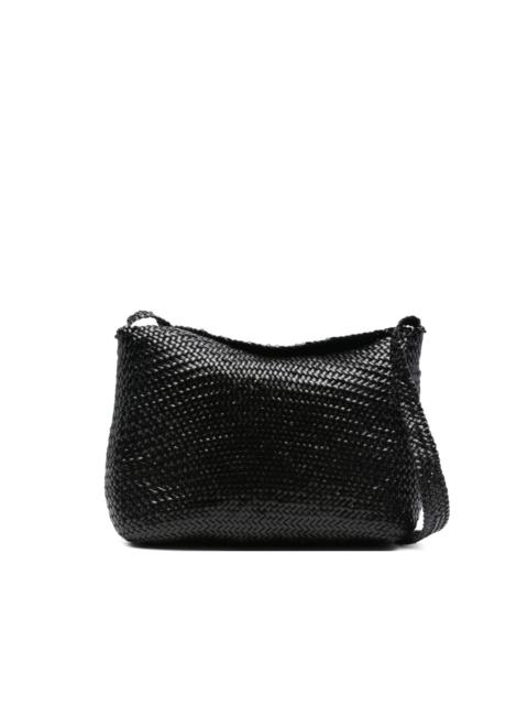 Santa Marta woven-leather shoulder bag