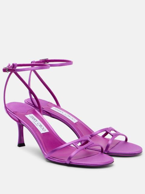 1998 Leo 65 satin sandals