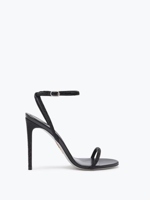 Ellabrita Crystal Black Sandal 105