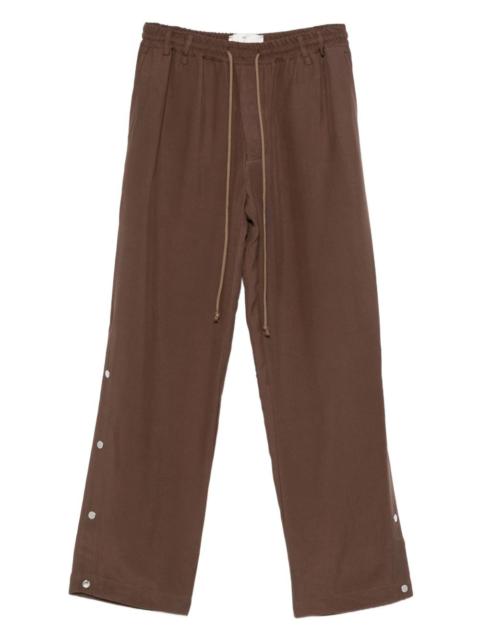 drawstring-waist trousers