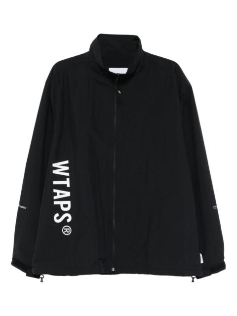 logo-print windbreaker