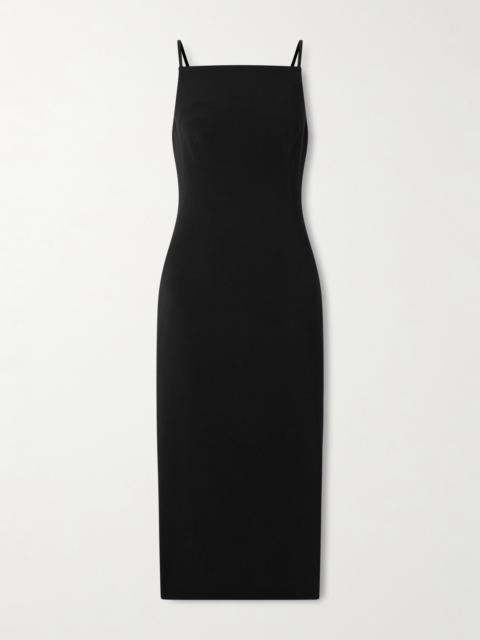 Crepe Midi Dress