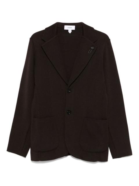patch-pocket wool blazer