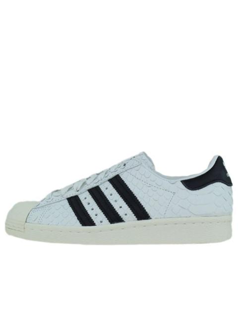 (WMNS) adidas originals Superstar 80s 'White Black' S76414