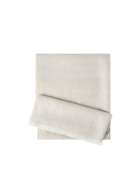 sparkling linen scarf