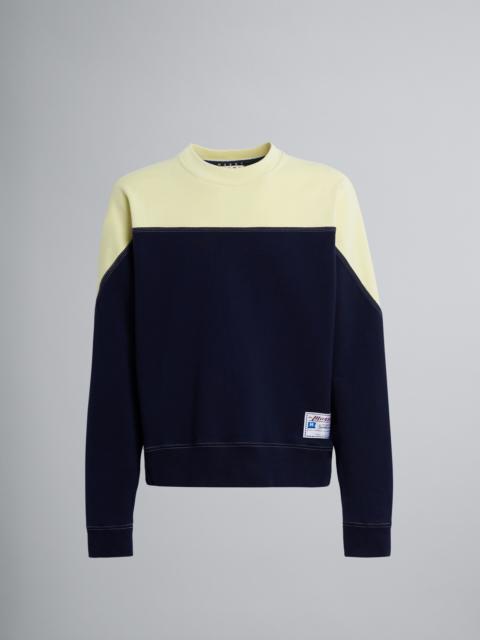 COLOURBLOCK LOOPBACK JERSEY SWEATSHIRT