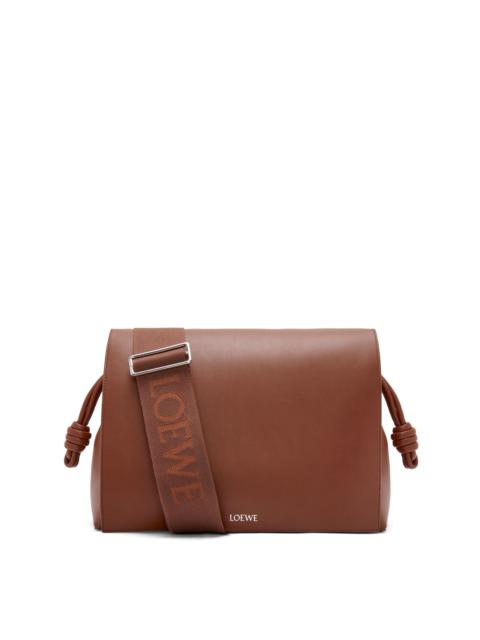 Flamenco satchel in shiny supple calfskin