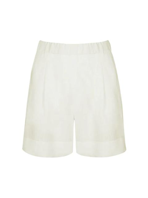 The Zurich Linen Shorts ivory
