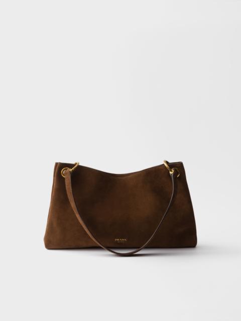 Prada Etude large suede shoulder bag