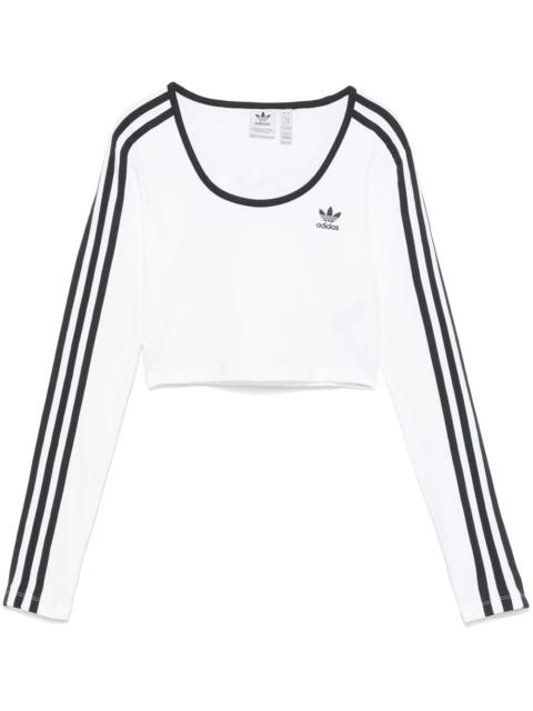 cropped 3-stripes T-shirt