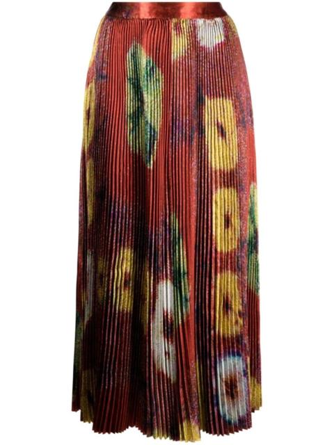 Rami high-waisted pleated skirt