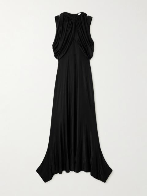 Draped Stretch-jersey Dress