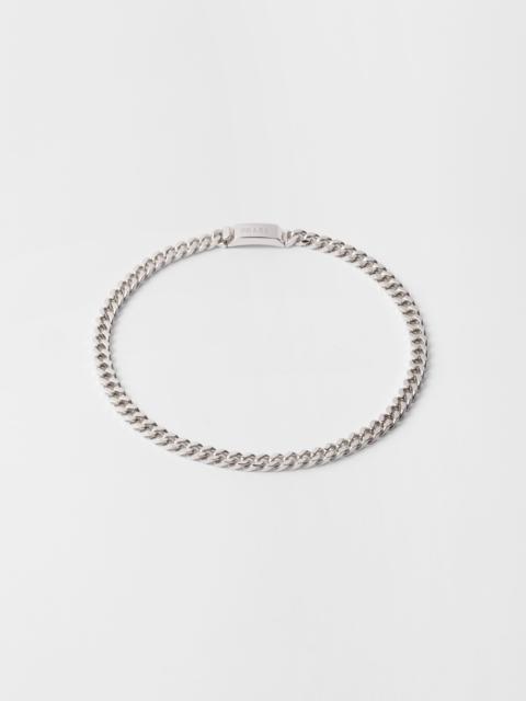 Silver chain necklace