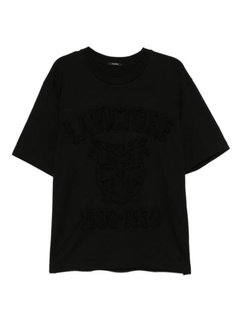 graphic-embroidered T-shirt