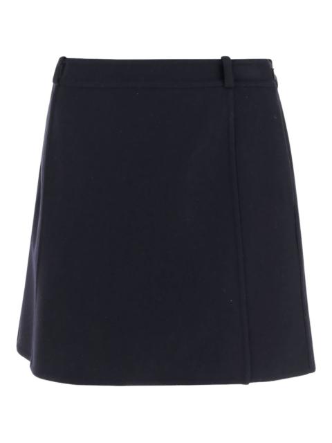 wool mini skirt
