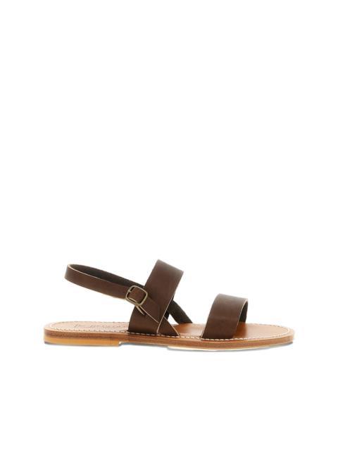 Barigoule double-strap leather sandals