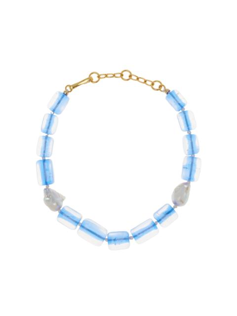 Delphine Collar Necklace blue