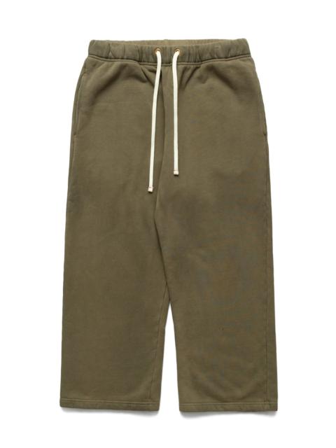 Cropped Relaxed Pant Heavyweight Fleece - Aloe Oil