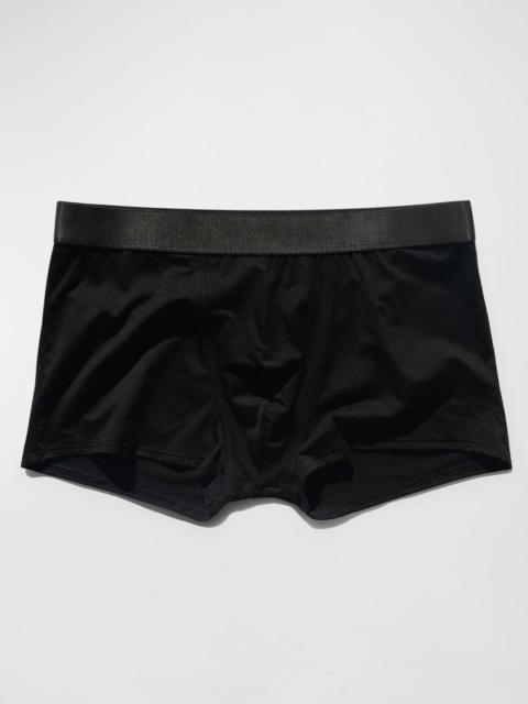 Men's Low-Rise Solid Trunks