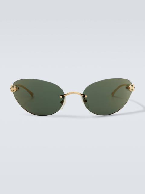 Panthère De Cartier cat-eye sunglasses