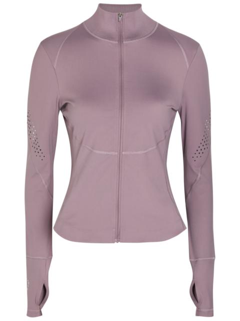Adidas X Stella Mccartney Training Stretch-jersey Midlayer Jacket