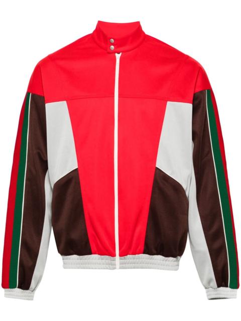 Technical jersey zip jacket