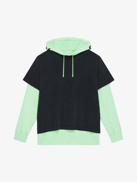 OVERSIZED CUT & LAYER GIVENCHY HOODIE