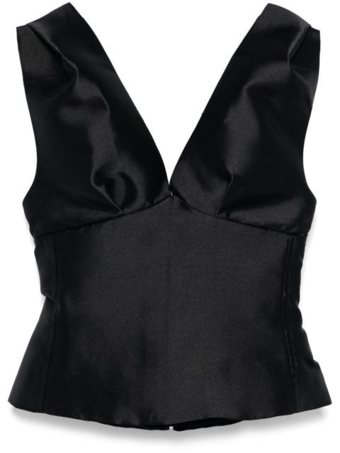 draped off-shoulder top