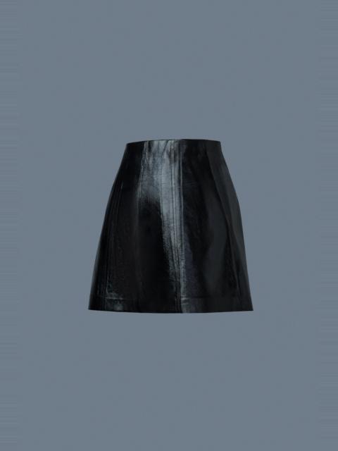 DAVA Panelled Leather Shorts