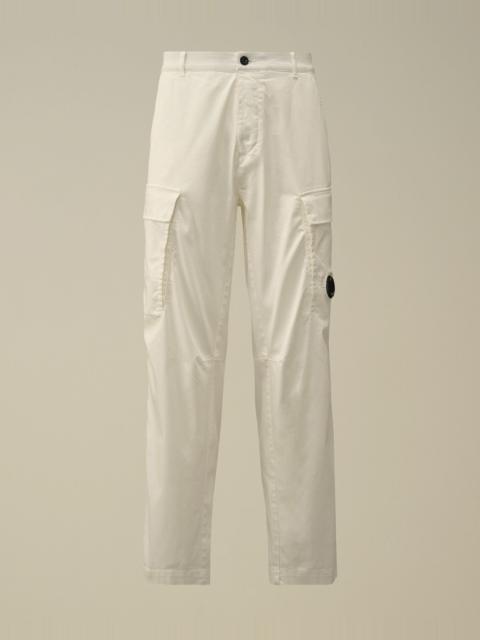 Stretch Sateen Loose Cargo Pants