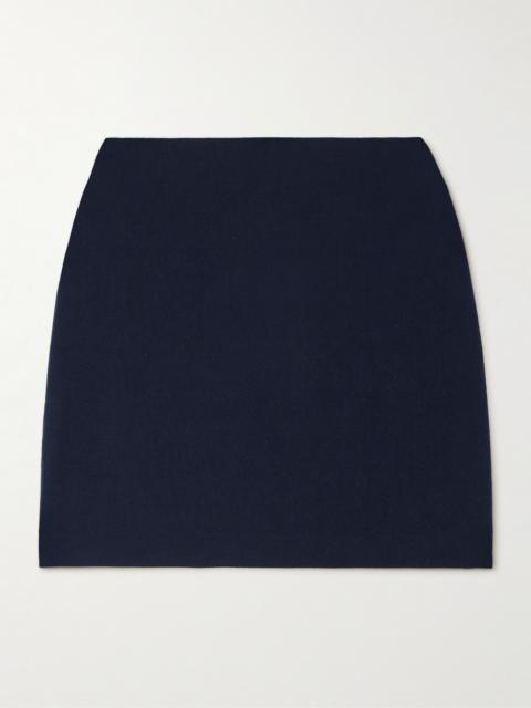 Jeanette Wool-twill Mini Skirt