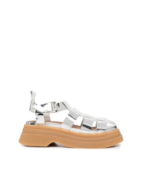 Creeper 55mm cage strap sandals