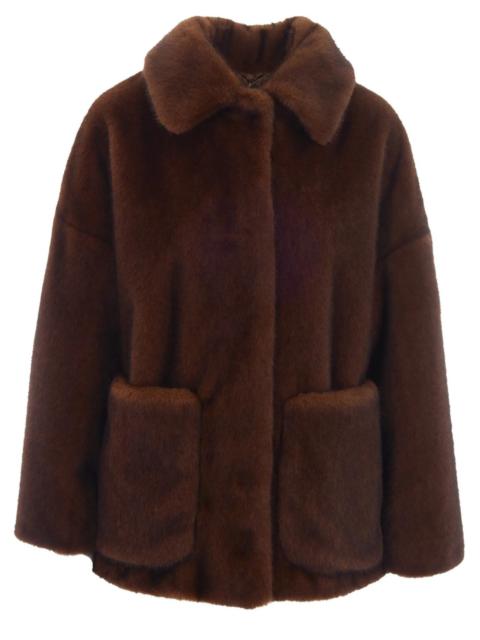 SHORT FAUX FUR COAT