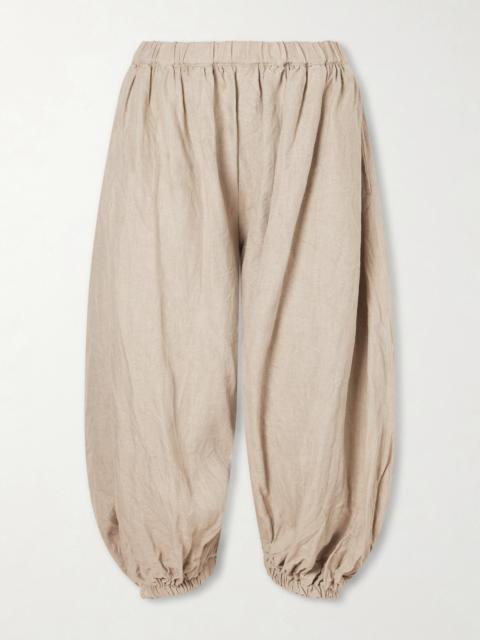 Linen Wide-leg Pants