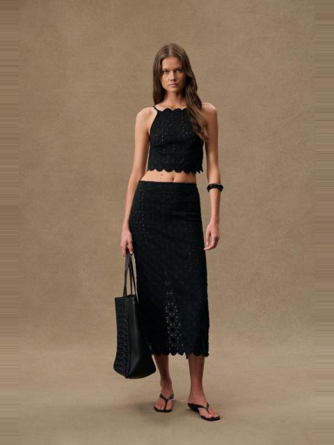 For Fwrd Doily Column Skirt