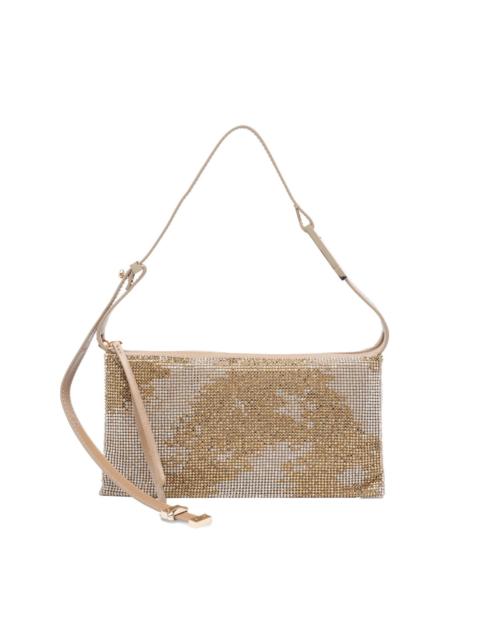 crystal-embellished shoulder bag