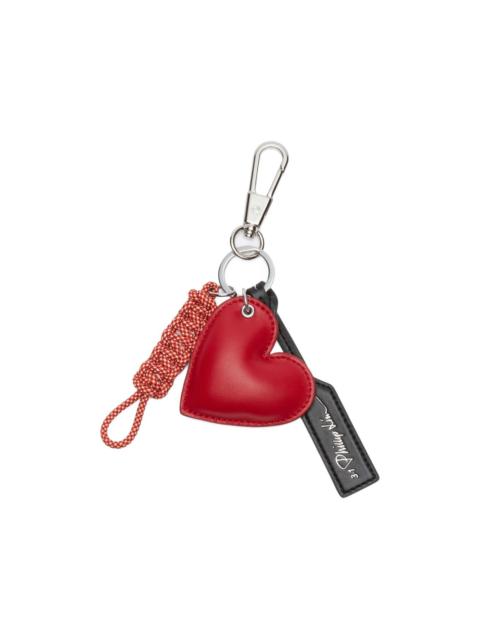 Heart charm key fob