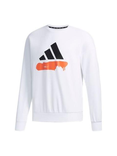 adidas O2 SWT BOS Casual Sports Pullover White FM9406