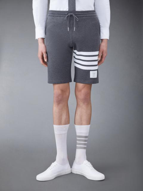 Dark Grey Classic Cotton Loopback Jersey 4-Bar Sweatshort