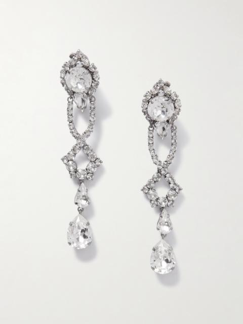 Palazzo Silver-tone Crystal Earrings