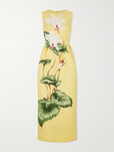 Printed Faille Gown