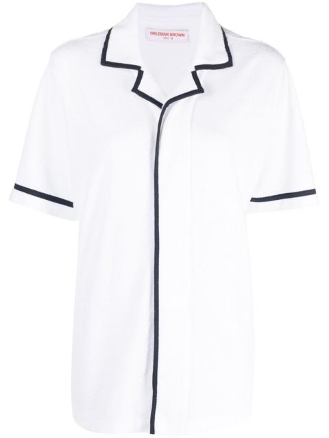 Griffith contrast-trim shirt