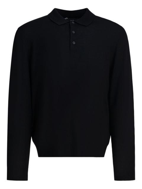 buttoned polo shirt