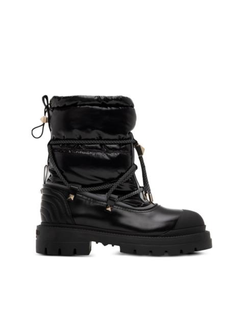 leather combat boots
