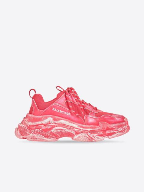 Women's Triple S Faded Sneaker in Dark Red